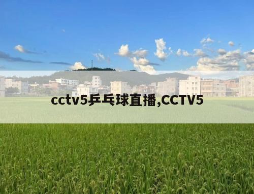 cctv5乒乓球直播,CCTV5