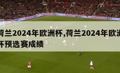 荷兰2024年欧洲杯,荷兰2024年欧洲杯预选赛成绩